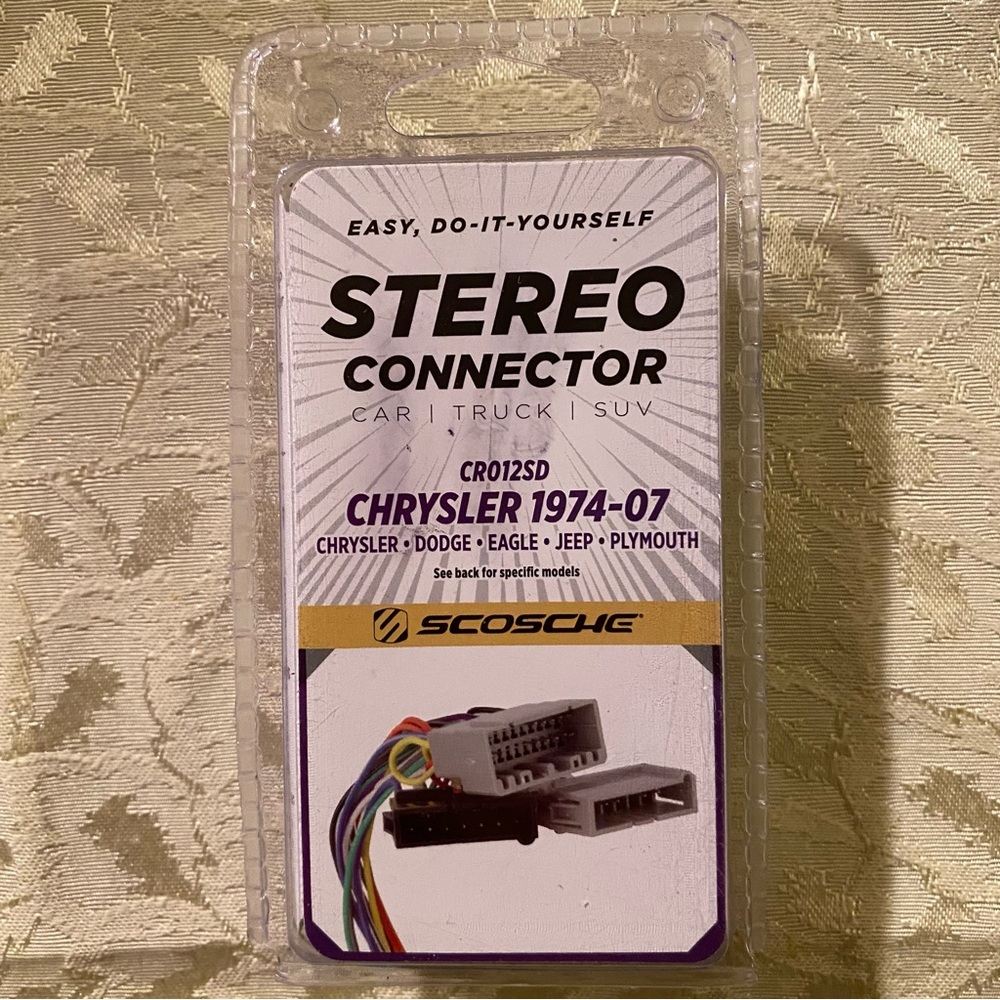 Scosche Stereo Connector CRO12SD for Chrysler 1974-2007